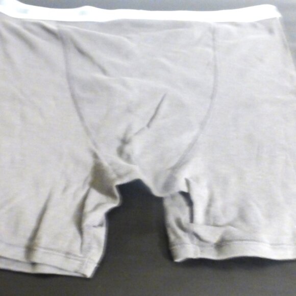 CLTH1 - 3X Gildan MEN'S BOXERS Size 2XL Grey & Dark Gray Men's Underwear Briefs - Picture 8 of 8
